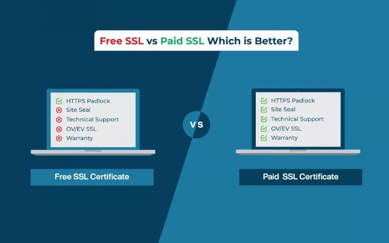 تفاوت SSL رایگان و SSL پولی