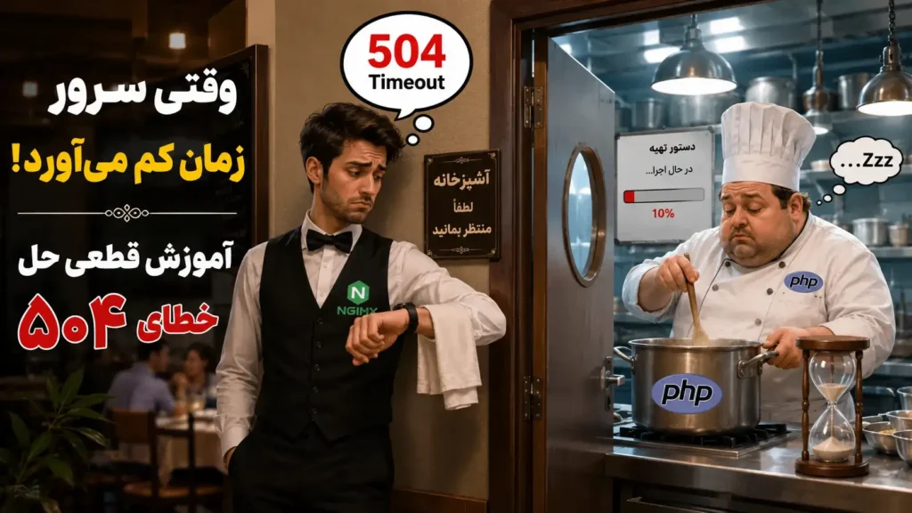 رفع ارور ۵۰۴ Gateway Timeout در وردپرس