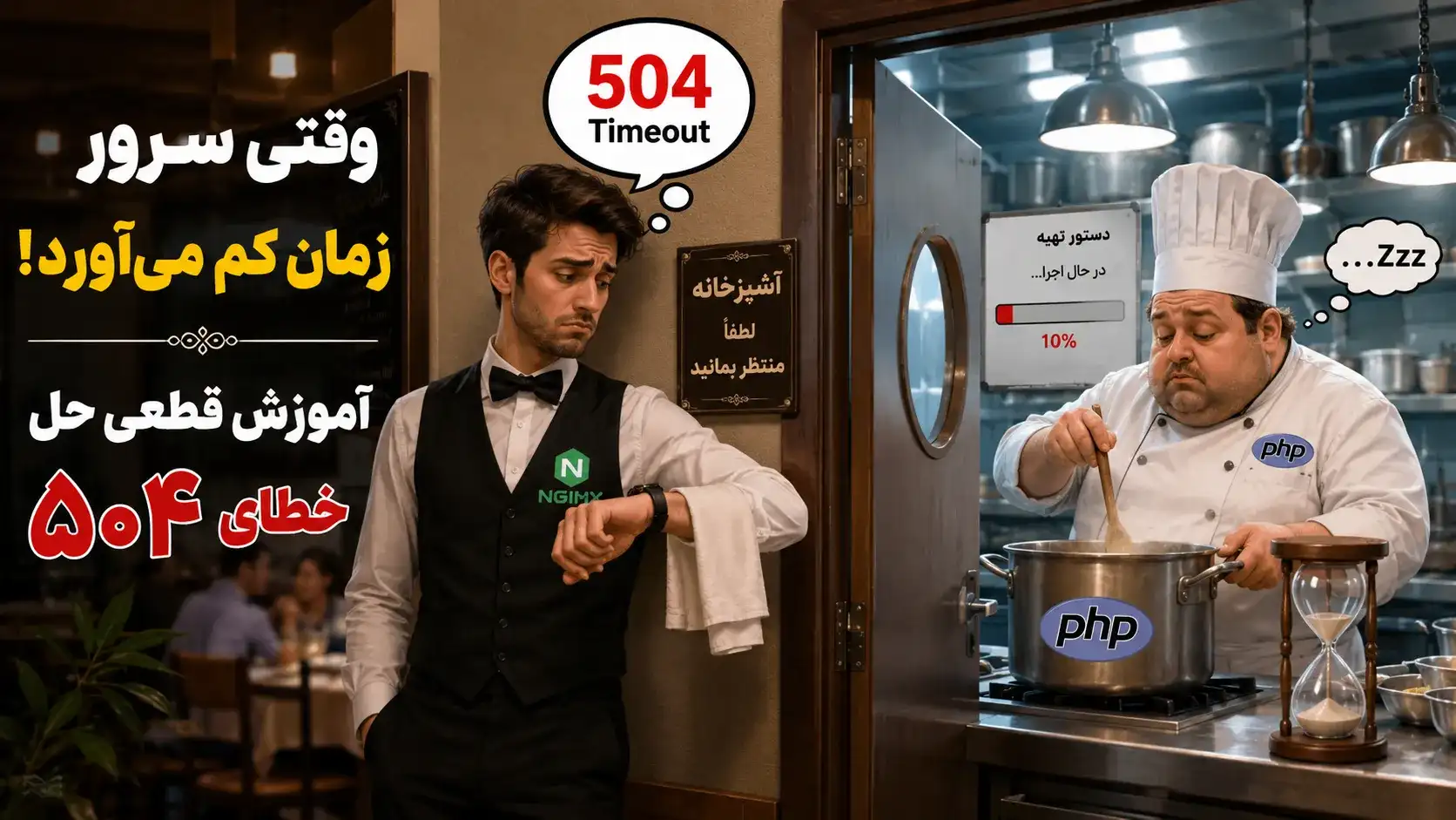 رفع ارور ۵۰۴ Gateway Timeout در وردپرس