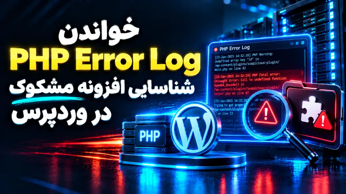 آموزش جامع خواندن PHP Error Log در وردپرس برای پیدا کردن افزونه مشکلساز